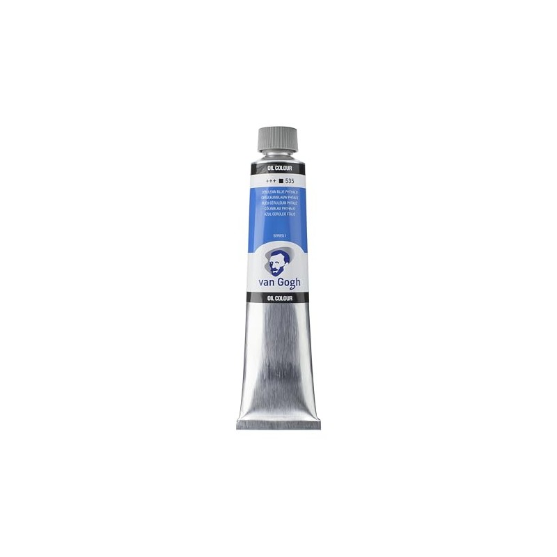 Royal Talens Van Gogh Oil Paint 200Ml-Cerulean Blue Phthalo