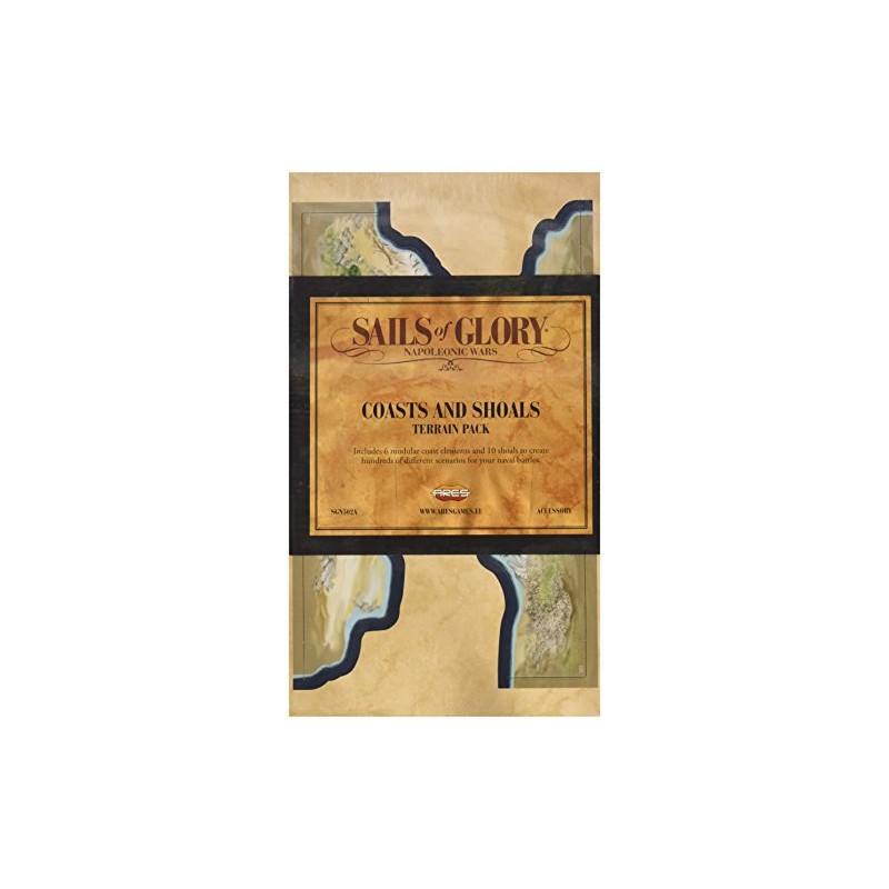 Sails of Glory - Terrain Pack Coasts & Shoals Board