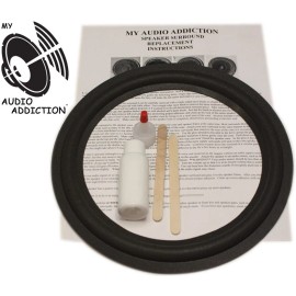 My Audio Addiction Foam Speaker Surround Repair Kit For Paradigm PDR-10 Subwoofer