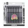 Zebra Pen Z-Grip Retractable Ballpoint Pen, Smooth-Flowing Black Ink, 1.0mm