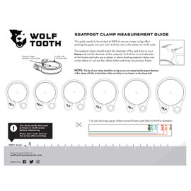 Wolf Tooth Seatpost Clamp 34.9mm Blue