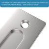 ZEKOO 12'' Sliding Barn Door Handle Hardware Two-Side Design Brushed