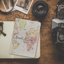 kwmobile 3 x Passport Plastic Protective Cover Black Multicoloured – ID Cover Vaccination Certificate Protection – Cover Passport Case ID Cover