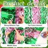 Suncalla 2 Pack Pink and Green Party Decorations Witch Party