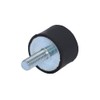 Qiilu 4x M8 M6 Rubber Mounts Shock Absorber Anti Vibration