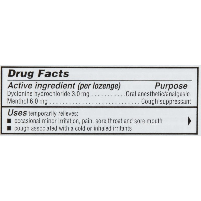 Sucrets Complete Sore Throat & Cough Suppressant Lozenges Vapor Cherry,