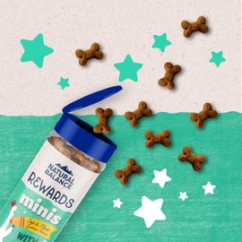 Natural Balance Limited Ingredient Mini-Rewards Chicken Grain-Free, Training Treats for Dogs | 5.3-oz. Canister