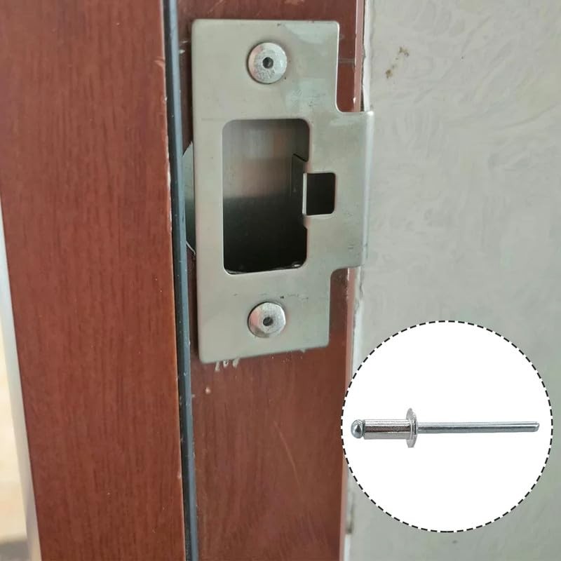 100Pcs Blinds Rivets for M4,Aluminum Blinds Rivets,Pulling Aluminum Rivets,Round Pop