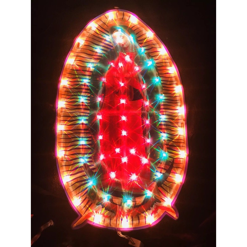 LightUp Our Lady Of Guadalupe Virgen De Guadalupe Con Luz