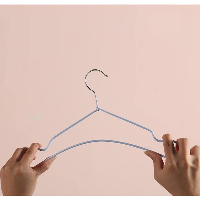 Premium Rubber Coated Metal Hangers - Heavy Duty - Space