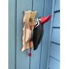 Female Pileated Woodpecker Door Knocker