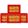 Gcardist Auto-pop Up Red 35.6x25.4x6.4cm 6Pcs Cookie Box with Window