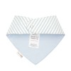 Steiff Unisex Baby Basic Bandana GOTS, celestial blue
