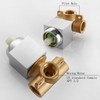 SKOWLL Shower Valve Kit Wall Mount Shower Mixing Valve Kit