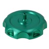 CNC Fuel Cap with Vent Racing Look Green for Simson