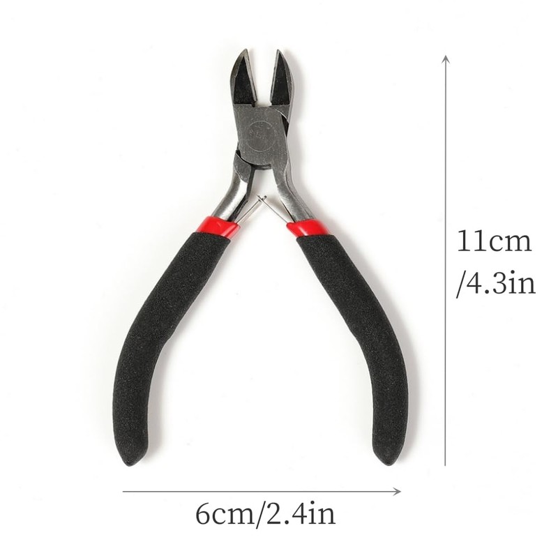 2PCS Precision Wire Cutter Wire Flush Cutters Wire Pliers with