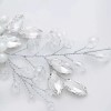 Tiara De Cristal Y Perlas Novia Peine El Pelo De