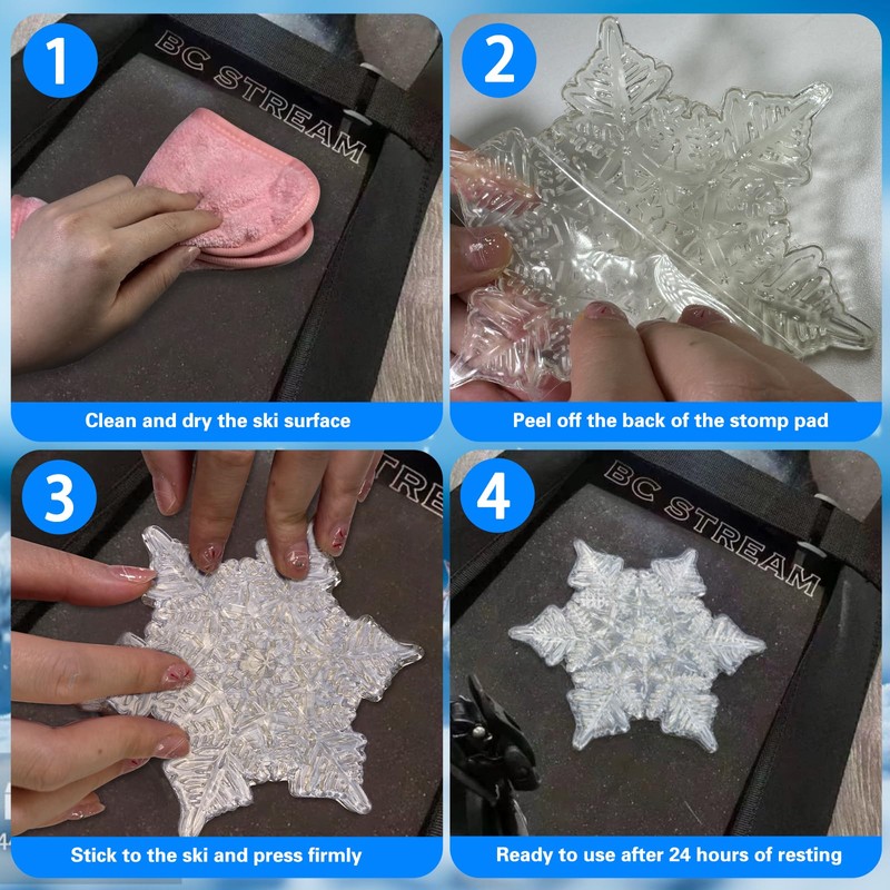 YEESOOM Snowboard Stomp Pad-Transparent