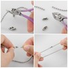 66Feet/20m Stainless Steel Ball Bead Chains, 2.4mm Diameter Beaded Roller