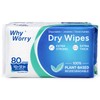 WhyWorry Disposable Dry Wipes for Adults, Extra Large 10" x