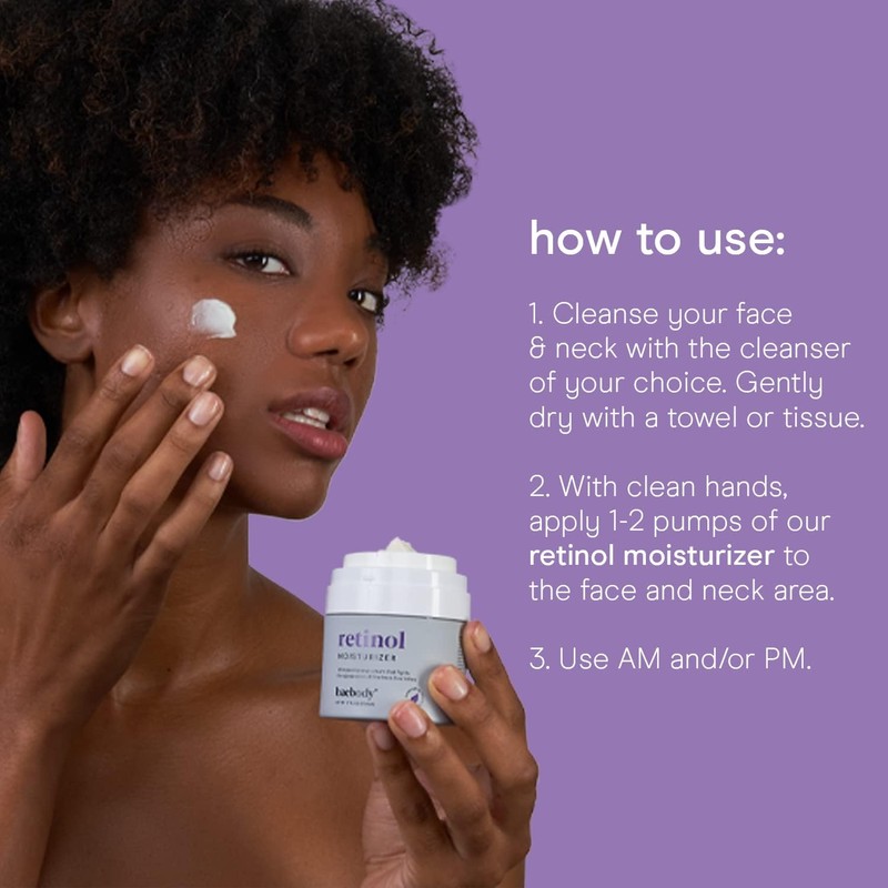 Baebody - Crema Hidratante con Retinol para Rostro y Ojos