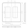 Jimbo Electric WJE-33 J・Wide Series WJE Series Outlet Plate for
