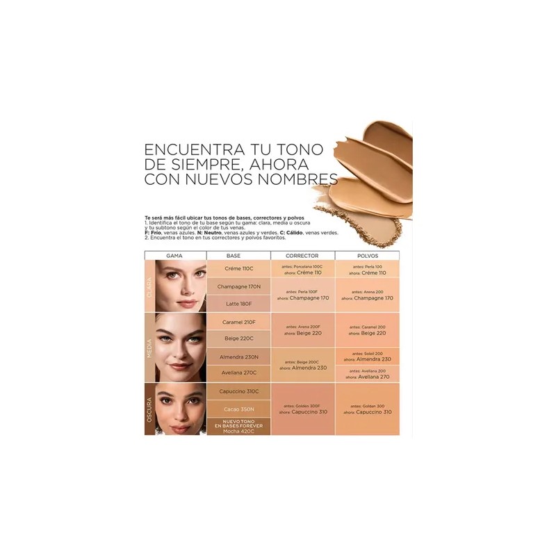 L'bel Base De Maquillaje Forever Matte 72 H Fps 15
