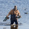 AUSCAMOTEK Waterproof Neoprene Duck Decoy Gloves - Insulated Blind Gauntlet