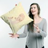 Mr. & Mrs. Panda Decorative cushion seal lying - gift,