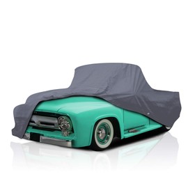 USCarCover Supreme Truck Car Cover for Ford 1/2 Ton Pickup F1 1948-1952 Short Box All Weather Protection Semi Custom Fit Dust, Sun, Snow, Rain Protection Indoor Outdoor