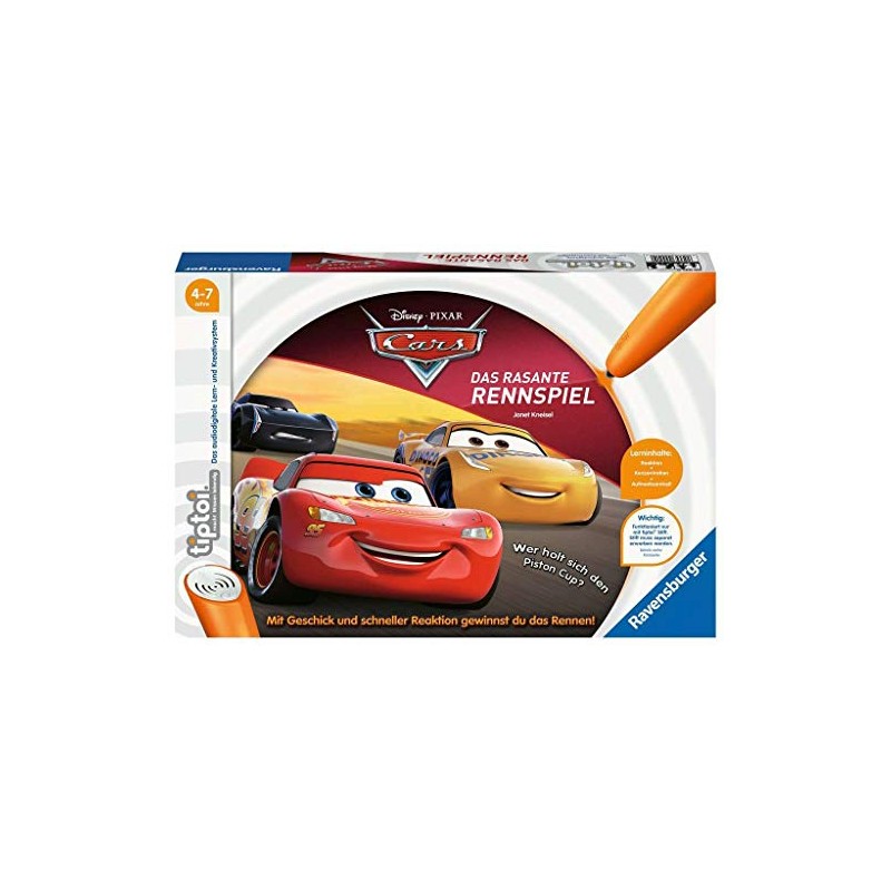 Ravensburger tiptoi Cars - The Fast Racing Game from 4