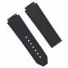 Ewatchparts 24mm Leather Watch Band Strap Rubber Compatible With Hublot