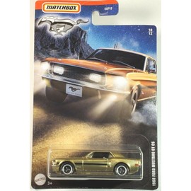 Matchbox 1968 Ford Mustangs GT CS 10/12 Gold
