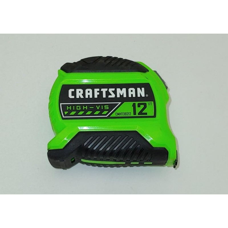 Craftsman 12' High Visibility Tape Measurer Measure Compact with Belt