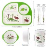 Kids Feeding Set 5 Pcs, Tableware Set for Toddlers Includes