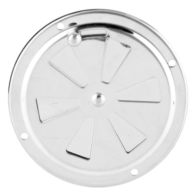 4in Air Ventilator Cover Stainless Steel Round Louvered Lid for
