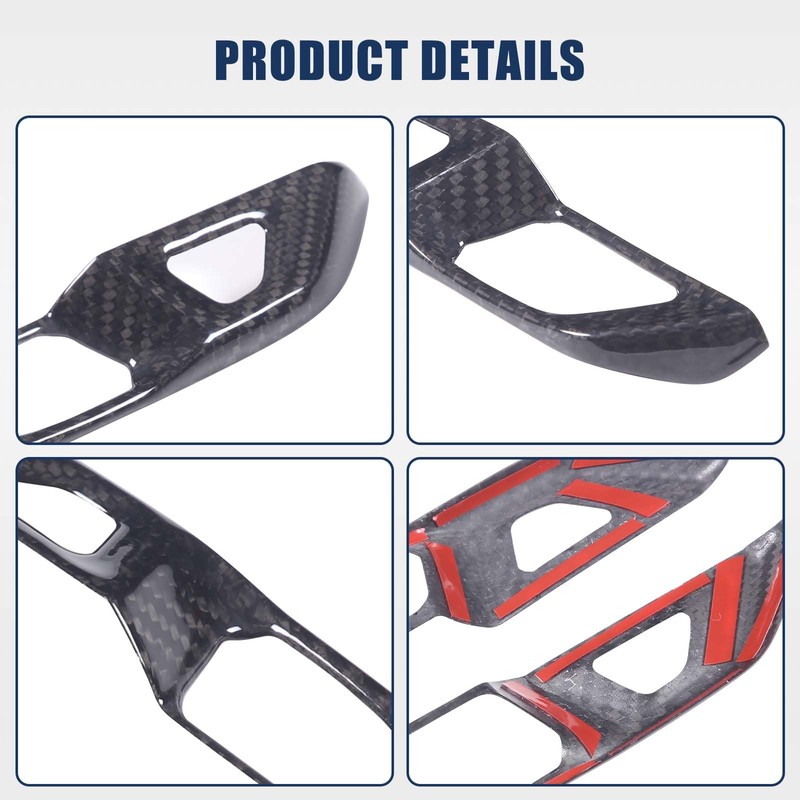 TOYCIDFG Door Inner Handle Lock Frame Cover Trim Compatible with