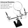 Soldering Holder with Magnifying Glass, Soldering PCB Holder Tool, Third