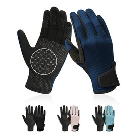 Kids Horse Riding Gloves Equestrian Anti Slip Children Horseback Bike Gardening Fishing Cycling Outdoor Activities Riding Gloves Girls Boys Youth