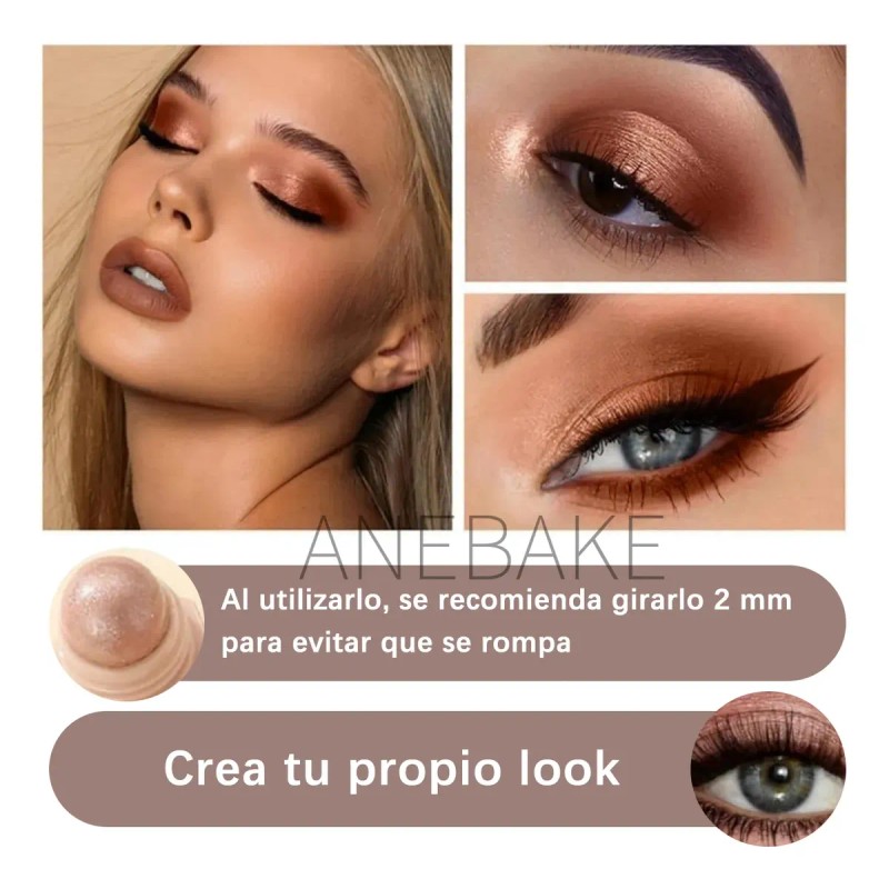 4 En 1 Sombra Para Ojos Varios Tonos,suave De Larga