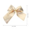 ROSENICE 24 pieces bowknot Christmas tree decoration Christmas decoration (gold)