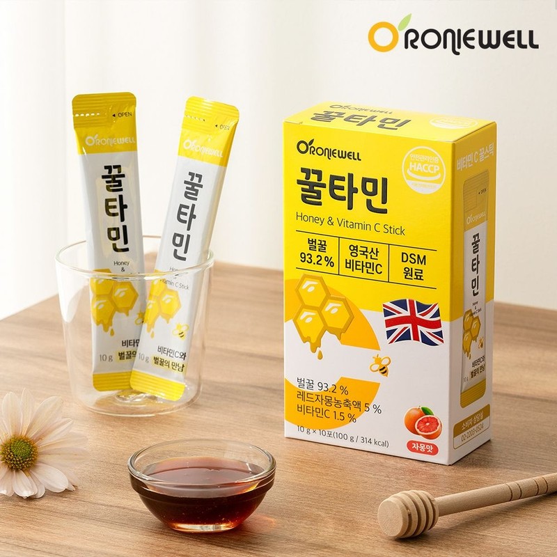 Roniwell [Roniwell] Honey Tamin Grapefruit Flavor 10 packets x 3