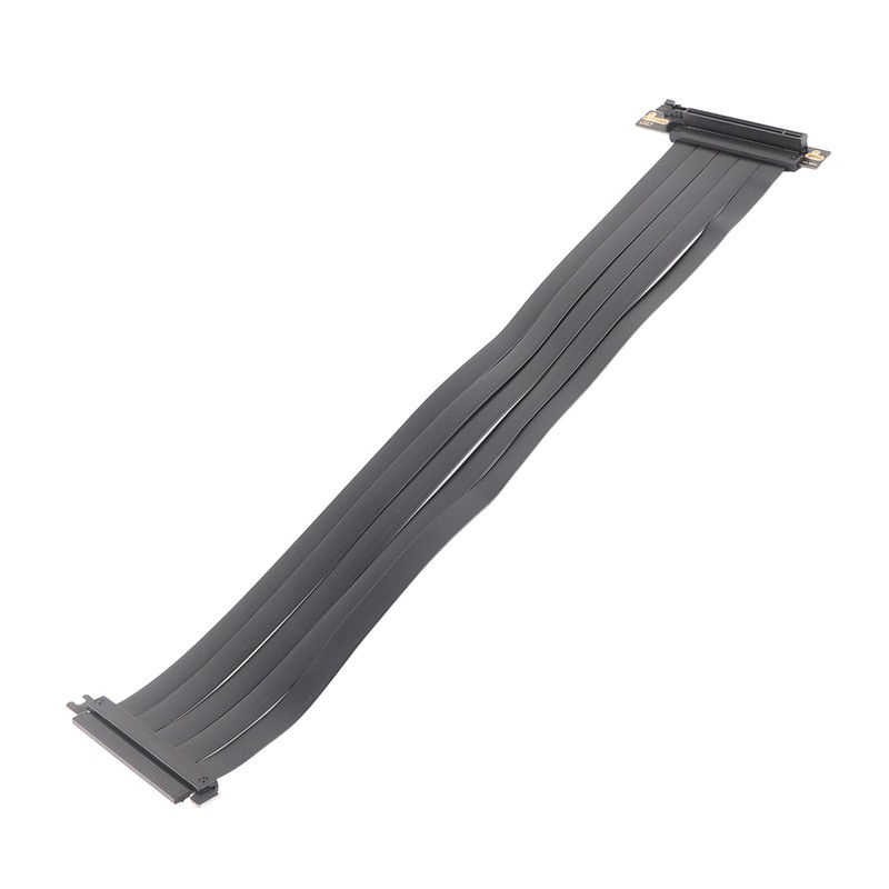 PCIE 4.0 X16 Extender Right Angle 64GB/s Shielded Plug and