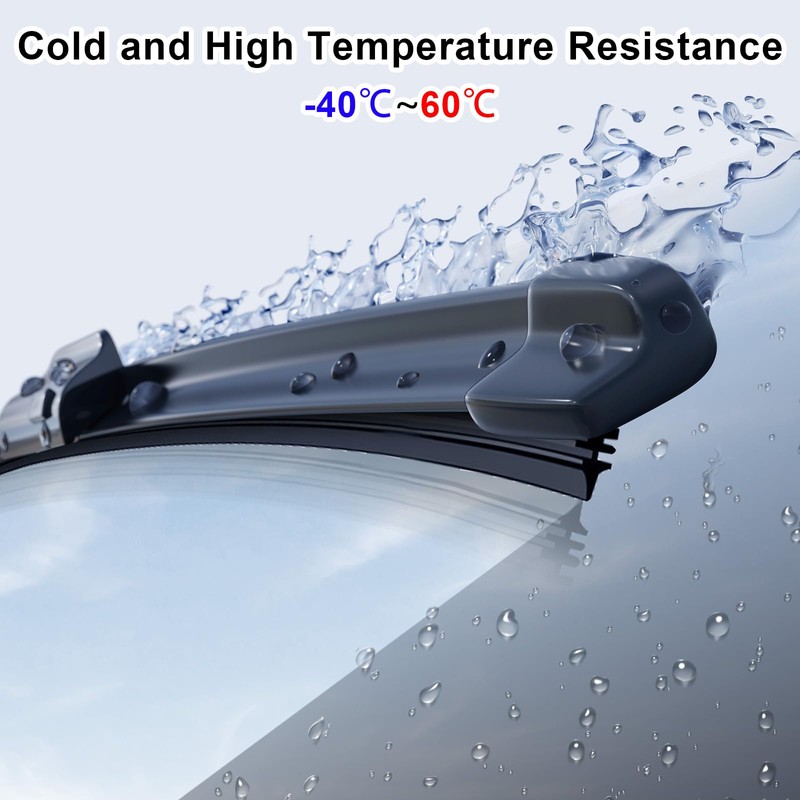 IETWATE Pack of 10 Windscreen Wipers Rubber, 700 mm Windscreen