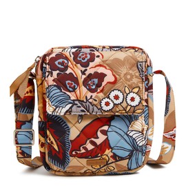 Vera Bradley Performance Twill Small Crossbody Purse, Botanical Beauty