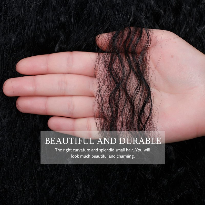 YAMEL Drawstring Ponytail Extension for Women Natural Black Synthetic 22