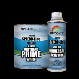 Speedokote Automotive 2.1 Low VOC 2K Urethane Primer WHITE Quart Kit, SMR-221WQ/222-