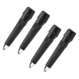 Jzhen Pack of 4 Hiking Poles Replacement Tips Trekking Poles Tip Alpine Pole Rod Tip for Hiking Walking Trekking
