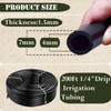 TBPA 1/4in. Drip Irrigation Tubing - 200FT Drip Line Irrigation