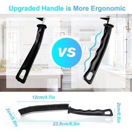 Crevice Cleaning Brush Narrow 6 Pieces Hard Bristles Corner Cleaning Brush, Crevice Cleaning Brush, Joint Cleaning Brush, Bathroom Cleaning Brush for Tile Floors, Bathroom, Kitchens